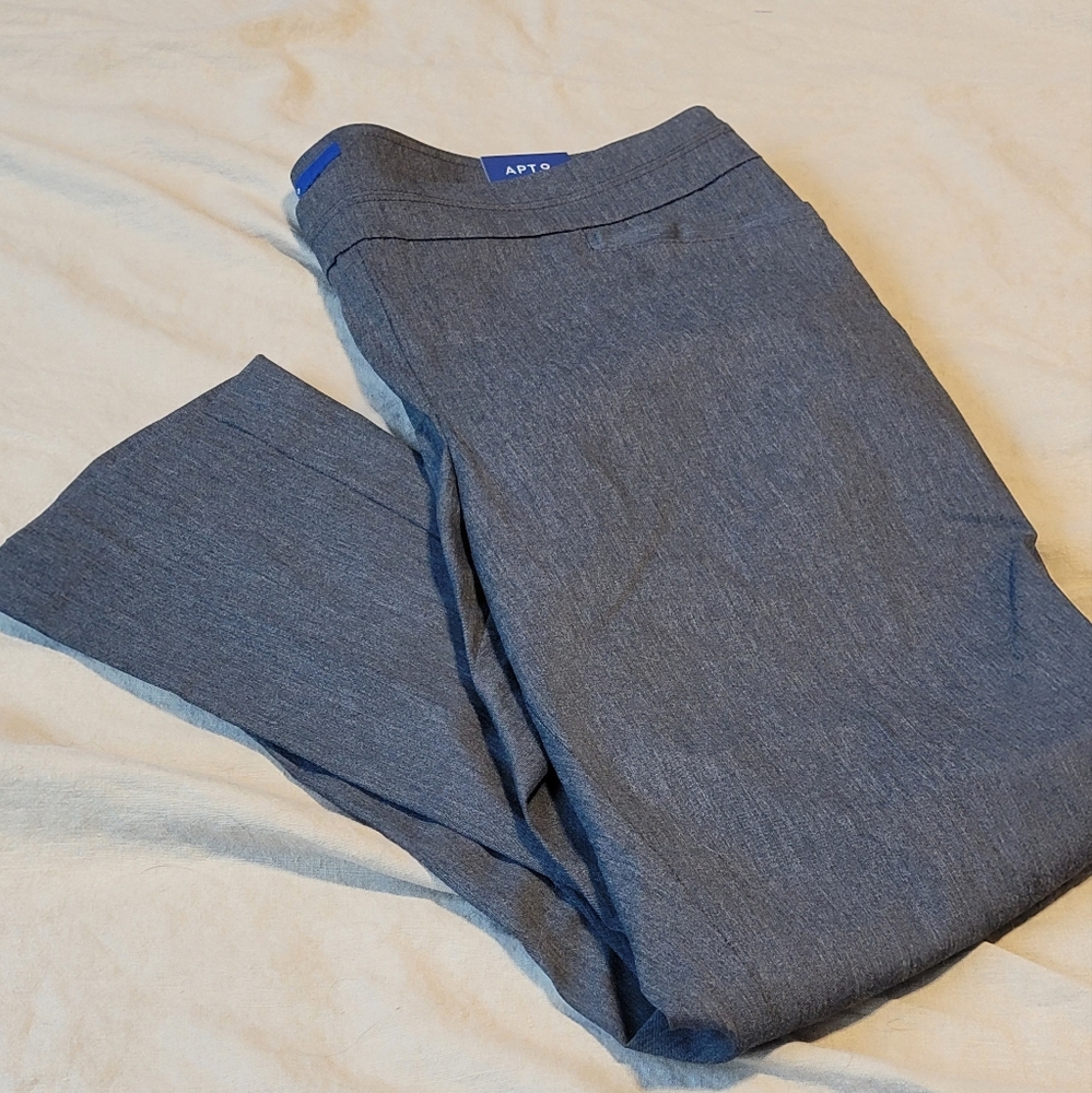 NET * Apt 9 Gray Petite Pants - Size 16